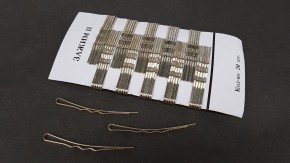 Невидимки 50 шт. металлик оптом